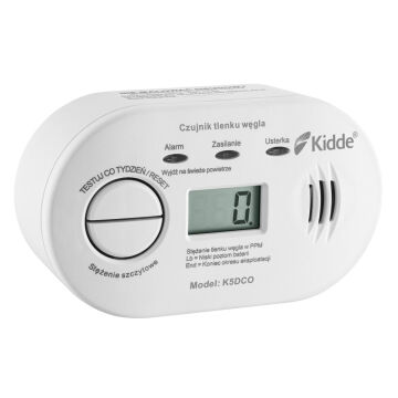 Czujnik tlenku węgla (czadu) Kidde K5DCO LCD